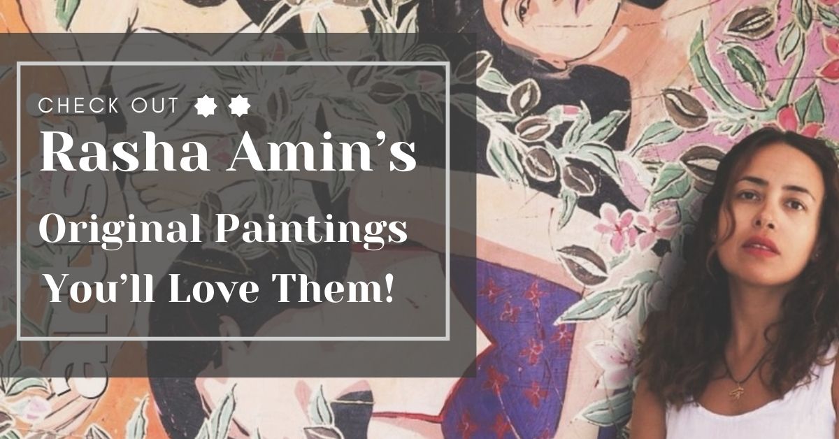 Find the Best Rasha Amin Original Paintings