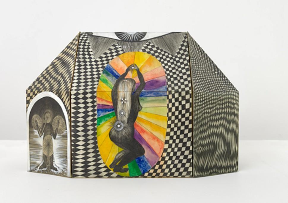Sandra Vásquez de la Horra's wax-dipped pencil drawings